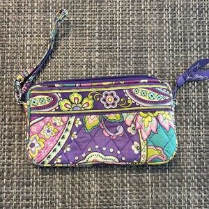 Vera Bradley Multicolor Paisley Wristlet